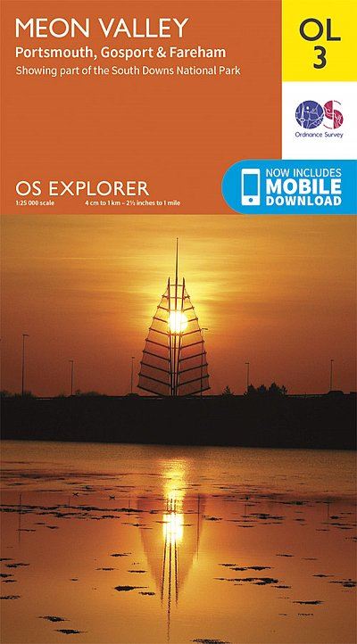 OS Explorer: Meon Valley, Porstmouth, Gosport & Fareham