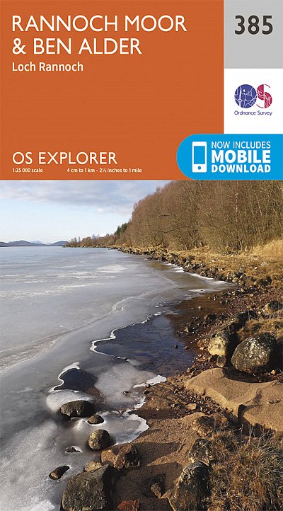 OS Explorer: Rannoch Moor and Ben Alder