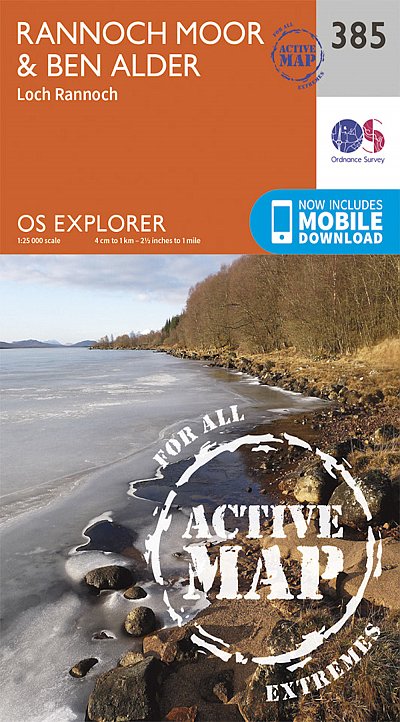 OS Explorer: Rannoch Moor and Ben Alder