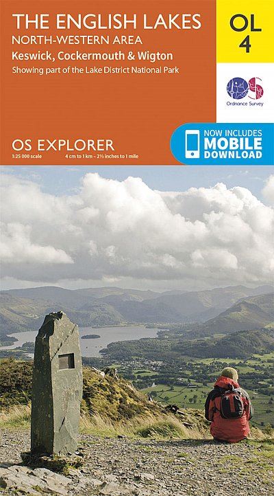OS Explorer: The English Lakes - North Western area