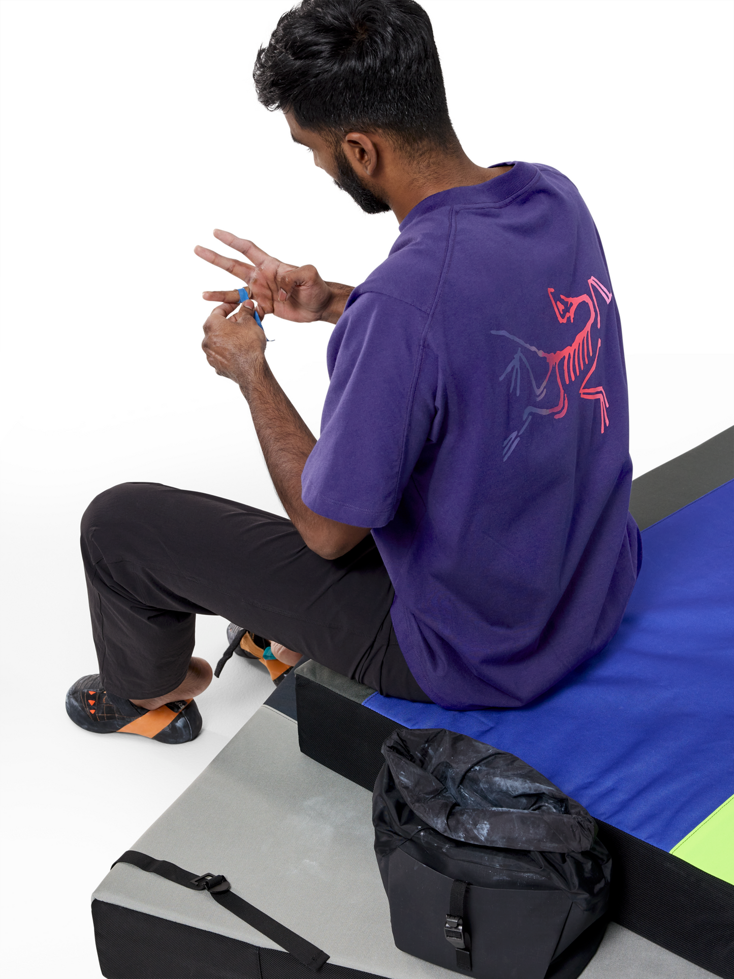 Kragg Cotton Logo Shirt SS Men's