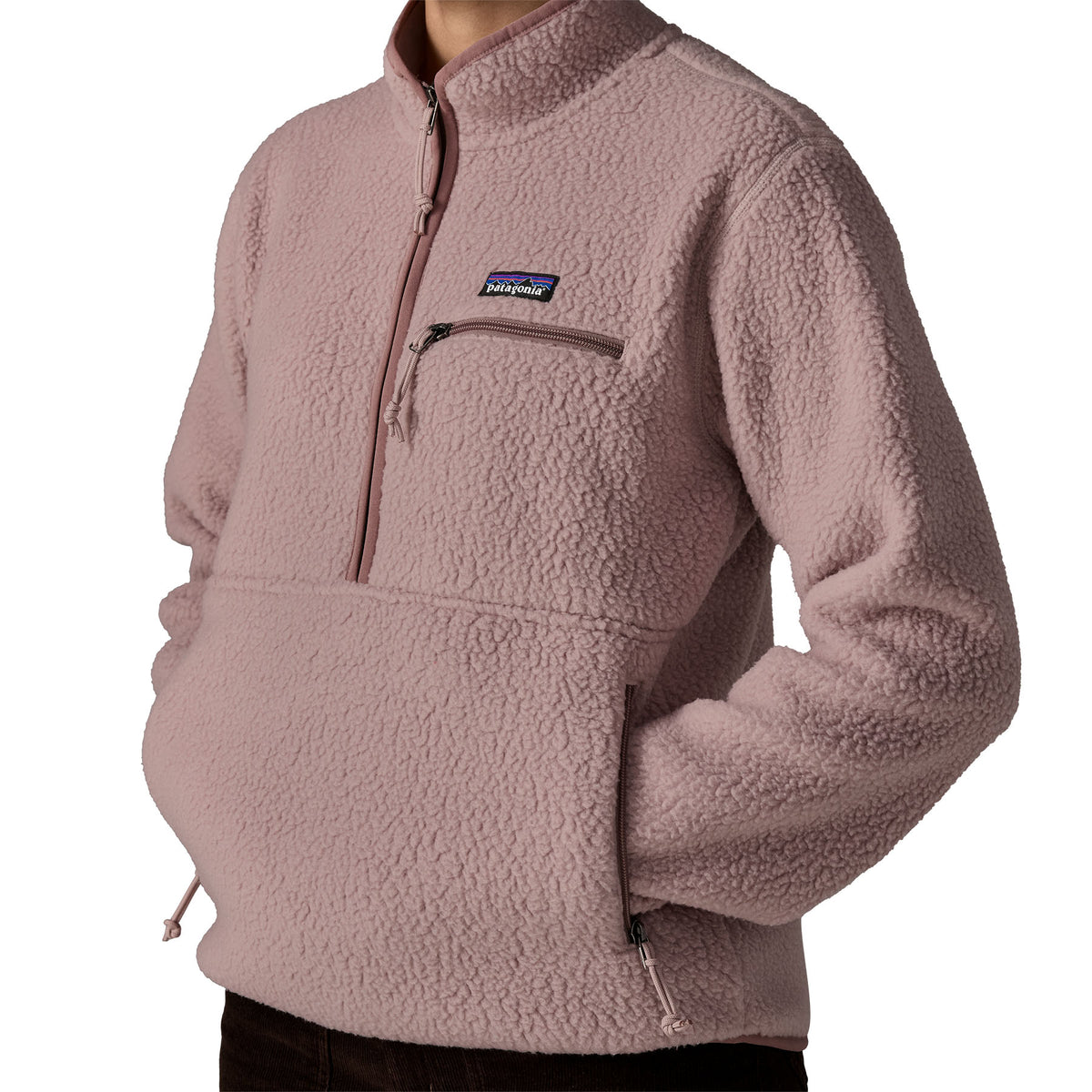 Women's Retro Pile Marsupial Fleece Pullover