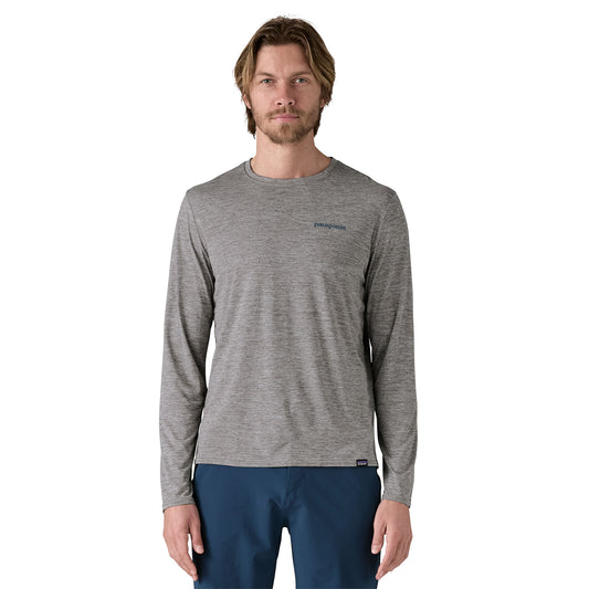 Mens's Long-Sleeved Capilene Cool Daily Graphic Shirt - Waters