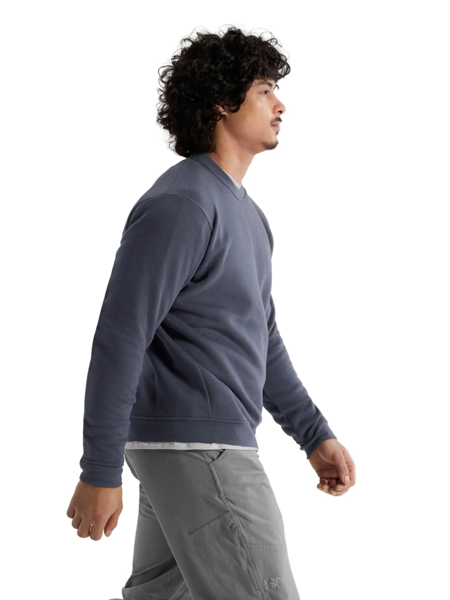 Emblem Fleece Crew Neck Pullover Men's