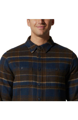 メンズ プラッシュ ロング スリーブ シャツ