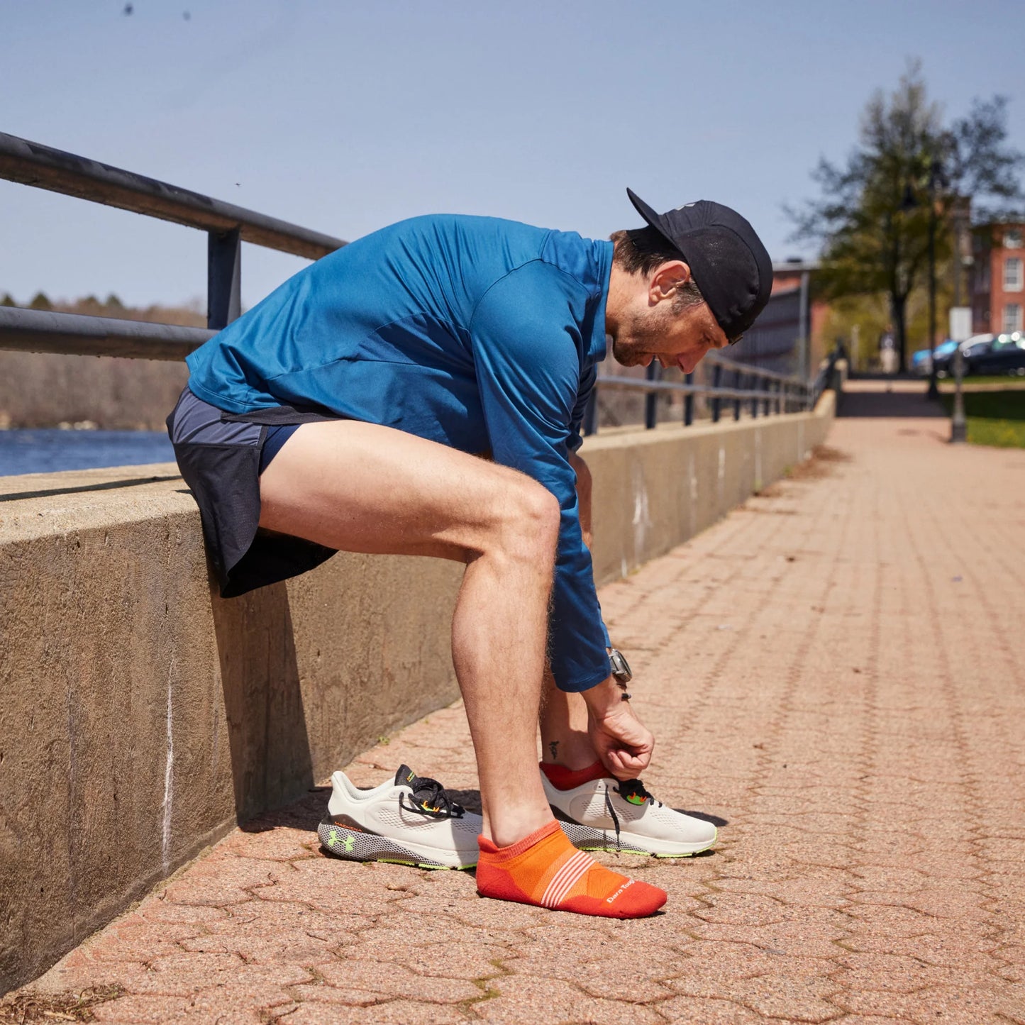 Men's Element No Show Tab Lightweight Running Sock