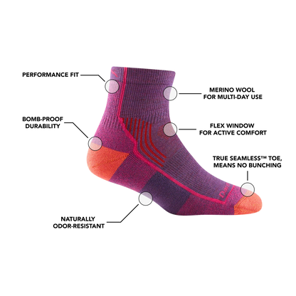 Women's Hiker 1/4 Midweight Sock