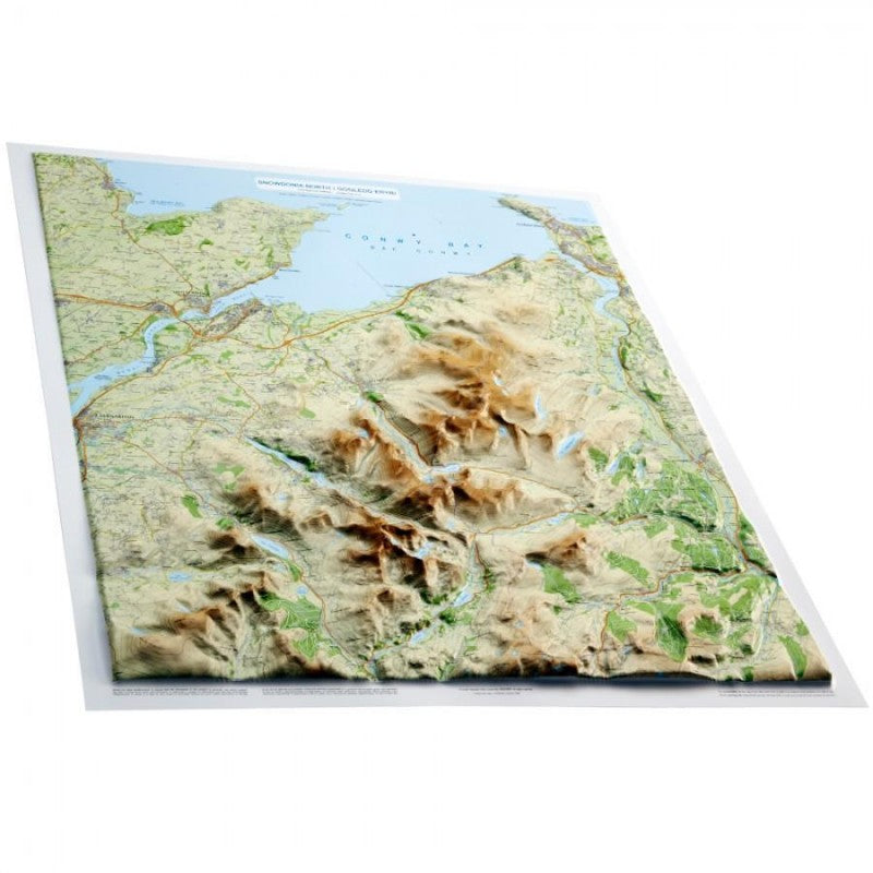 Snowdonia Relief Map