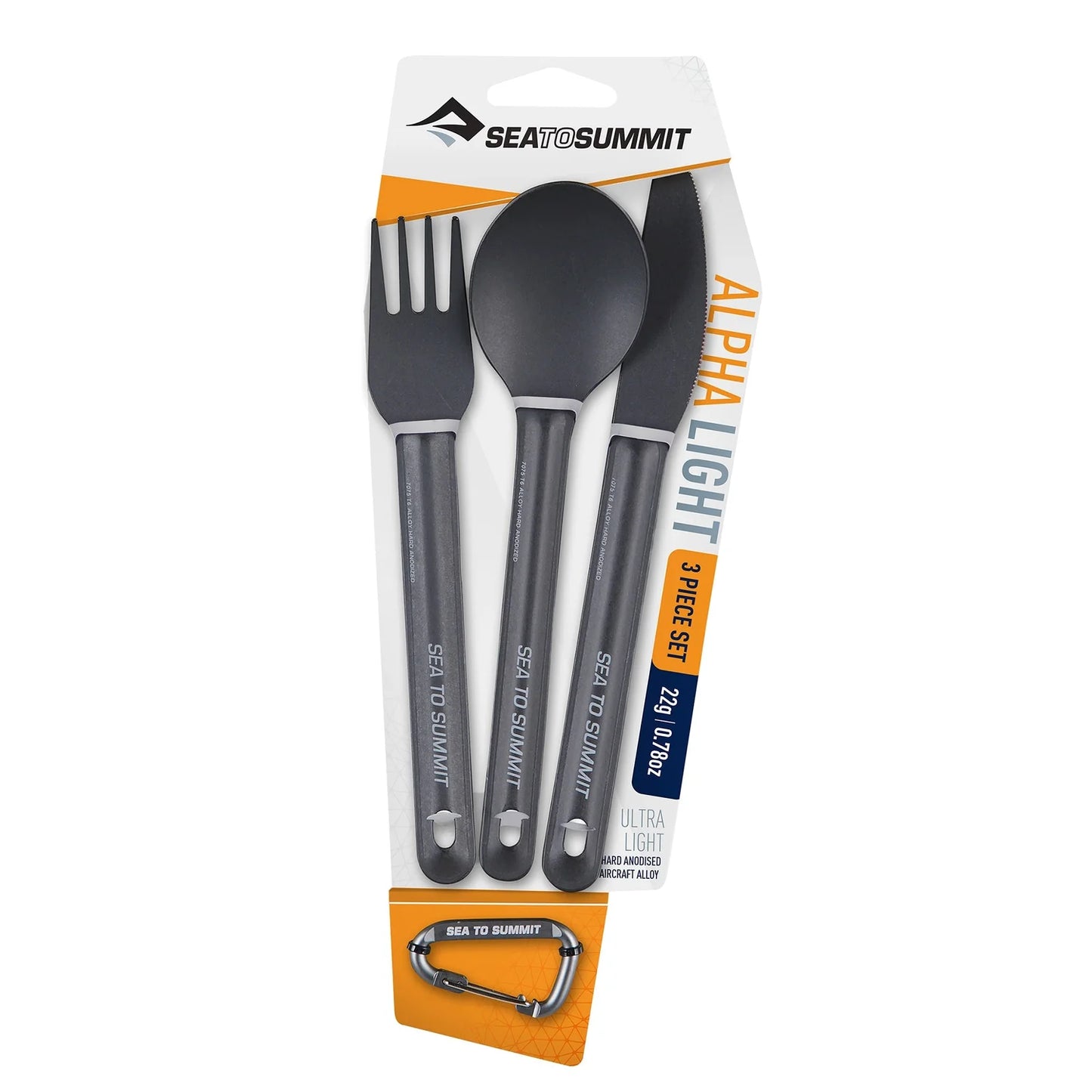 Alpha Light Spoon, Fork & Knife Set