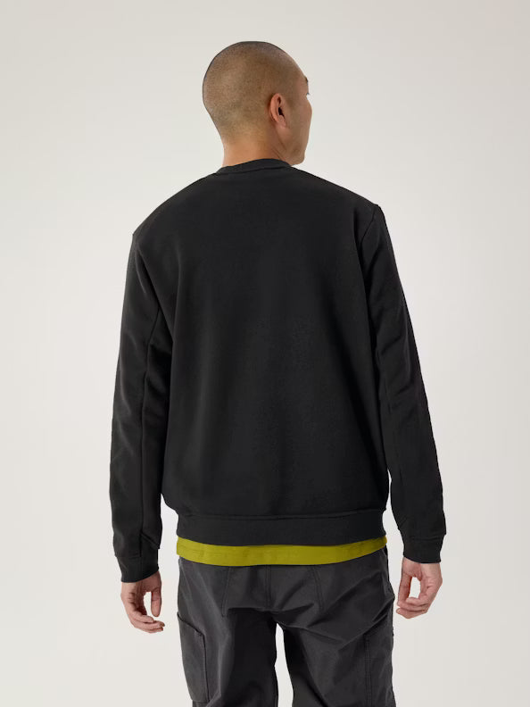 Emblem Fleece Crew Neck Pullover Men's