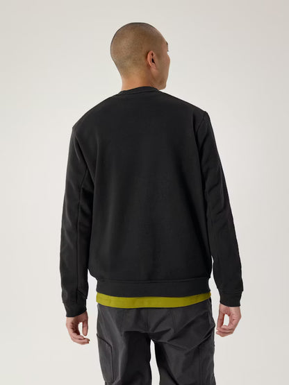 Emblem Fleece Crew Neck Pullover Men's