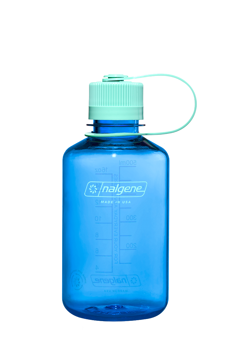 16oz .5L Narrow Mouth Block Colour Water Bottle