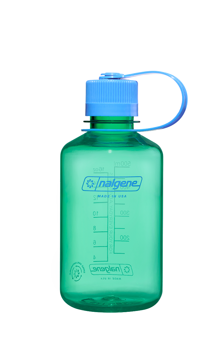 16oz .5L Narrow Mouth Block Colour Water Bottle