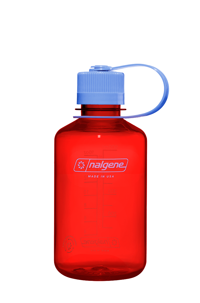 16oz .5L Narrow Mouth Block Colour Water Bottle