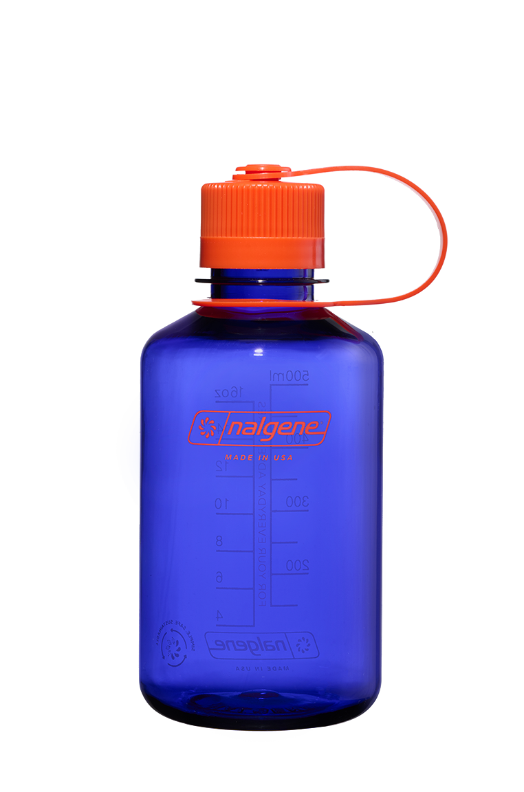 16oz .5L Narrow Mouth Block Colour Water Bottle