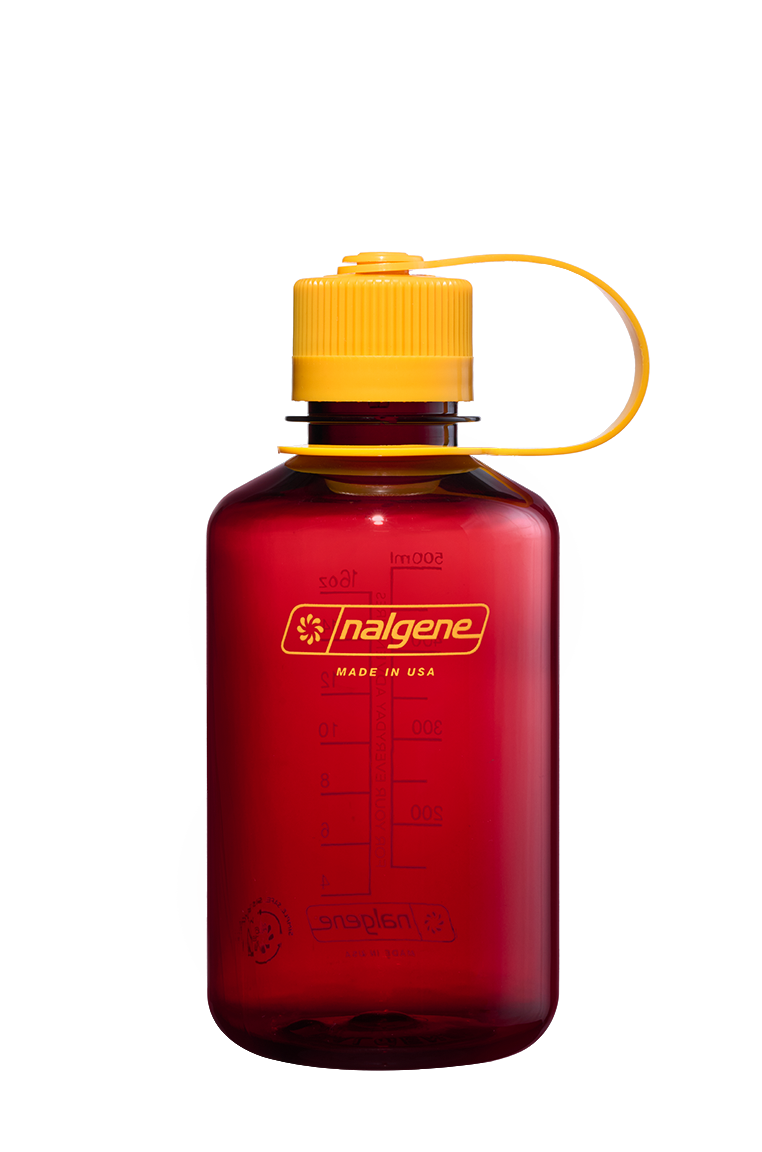 16oz .5L Narrow Mouth Block Colour Water Bottle