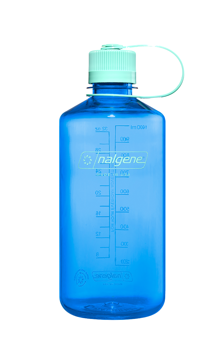 32oz 1L Narrow Mouth Block Colour Water Bottle