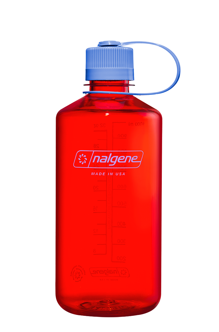 32oz 1L Narrow Mouth Block Colour Water Bottle
