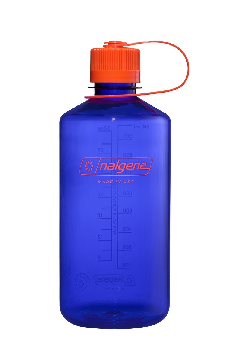 32oz 1L Narrow Mouth Block Colour Water Bottle
