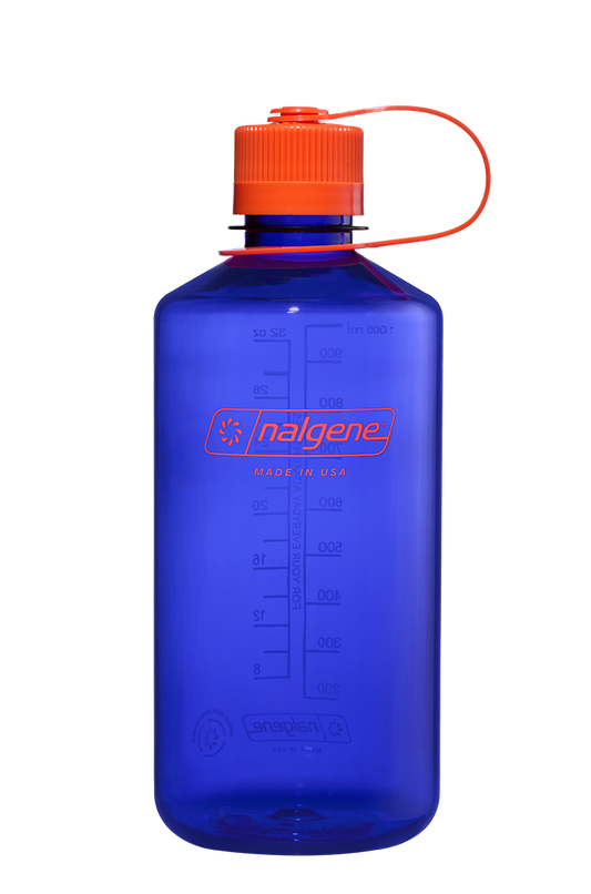 32oz 1L Narrow Mouth Block Colour Water Bottle