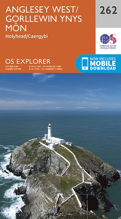 OS Explorer: Anglesey West/Ynys Mon