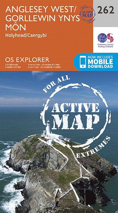 OS Explorer: Anglesey West/Ynys Mon