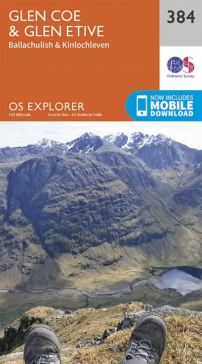 OS Explorer: Glen Coe & Glen Etive