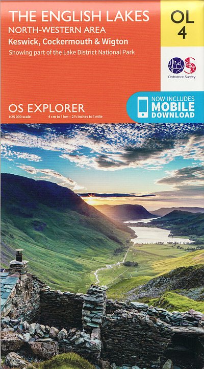 OS Explorer: The English Lakes - North Western area