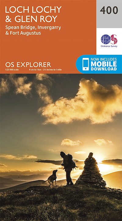 OS Explorer: Loch Lochy and Glen Roy