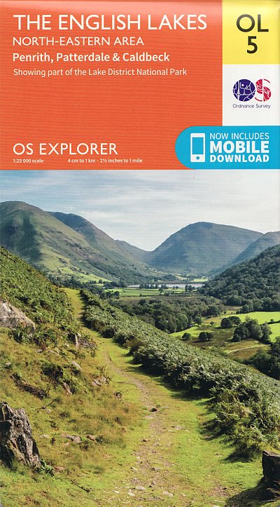 OS Explorer: The English Lakes - North Eastern area