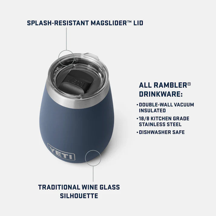 Rambler 10 Oz Wine Tumbler Ms