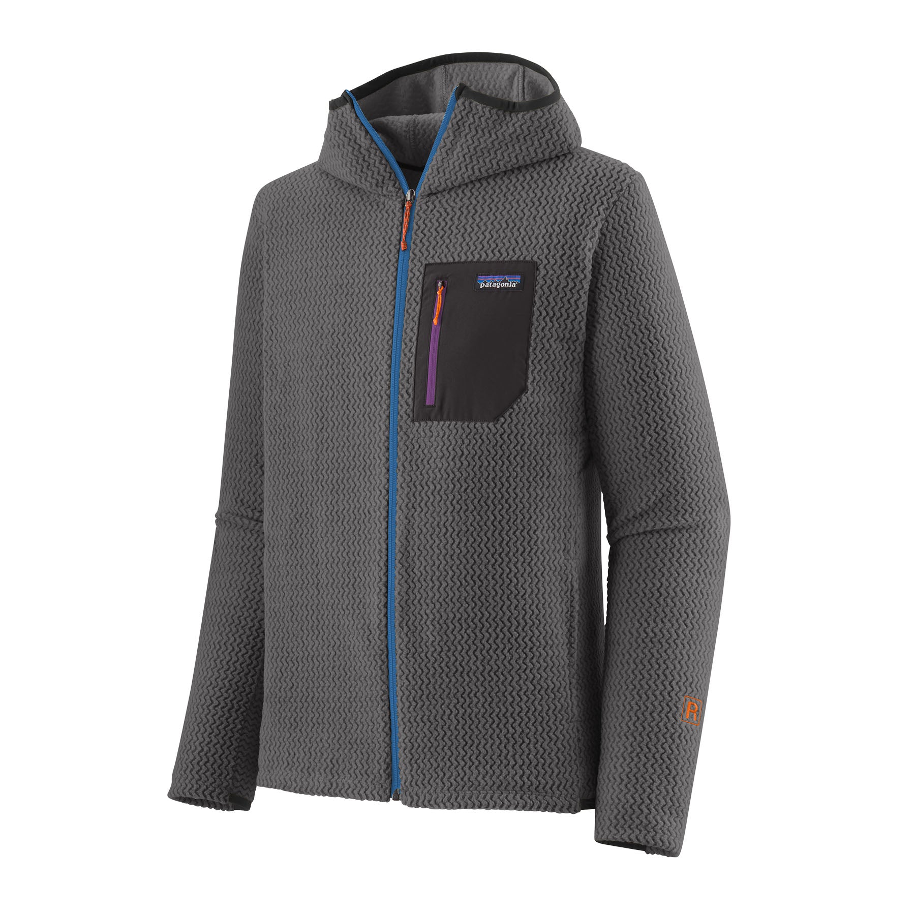 Patagonia R1エア・フルジップ・フーディ Sサイズ 少く FA22 カーキ