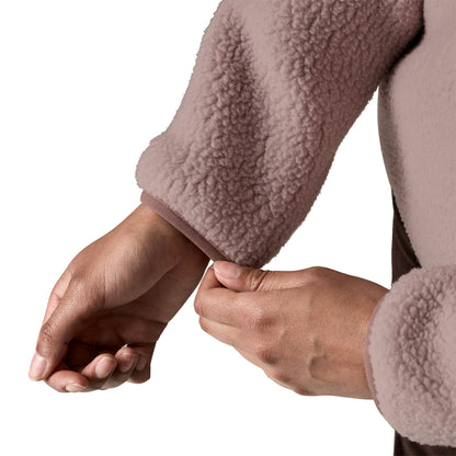 Women's Retro Pile Marsupial Fleece Pullover