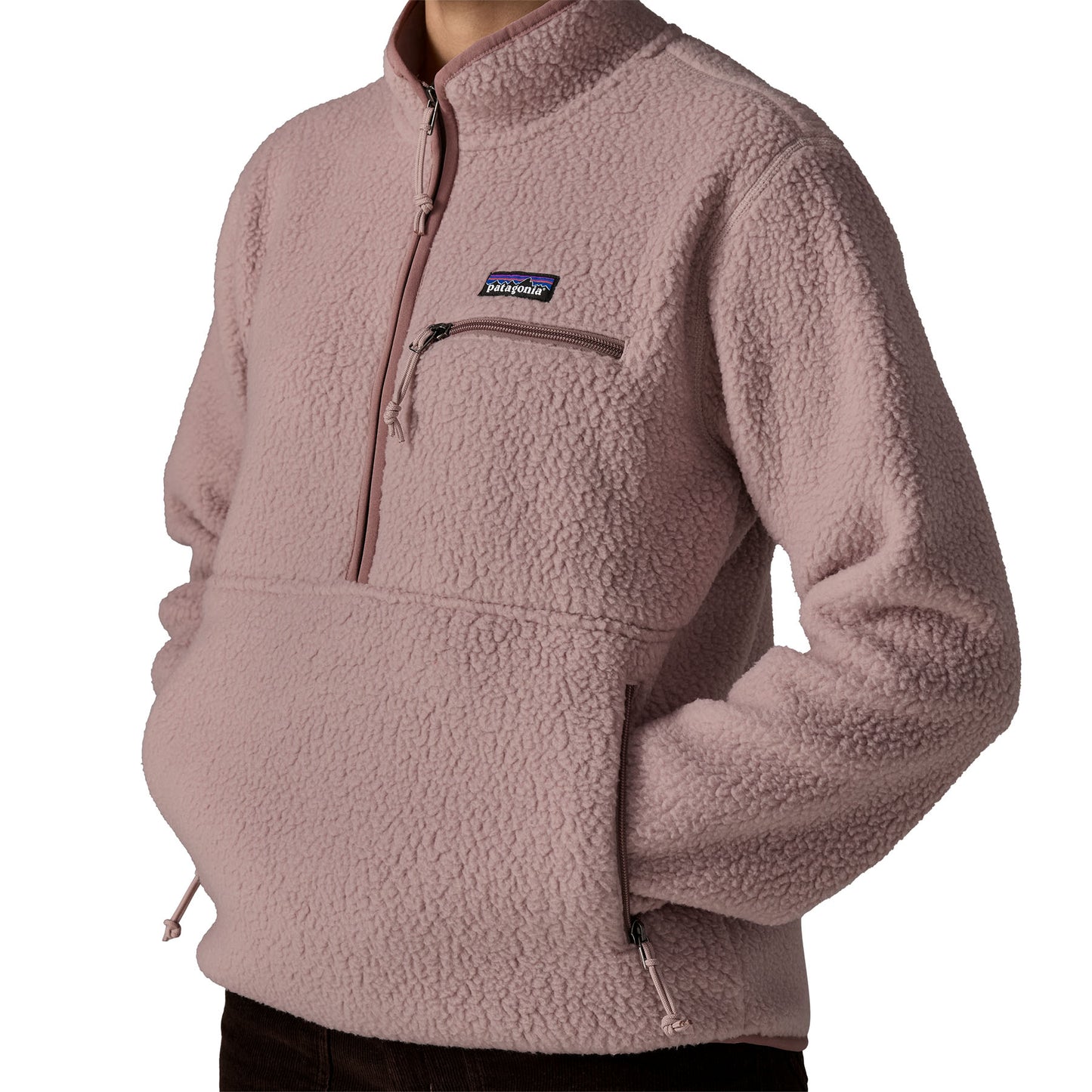 Women's Retro Pile Marsupial Fleece Pullover