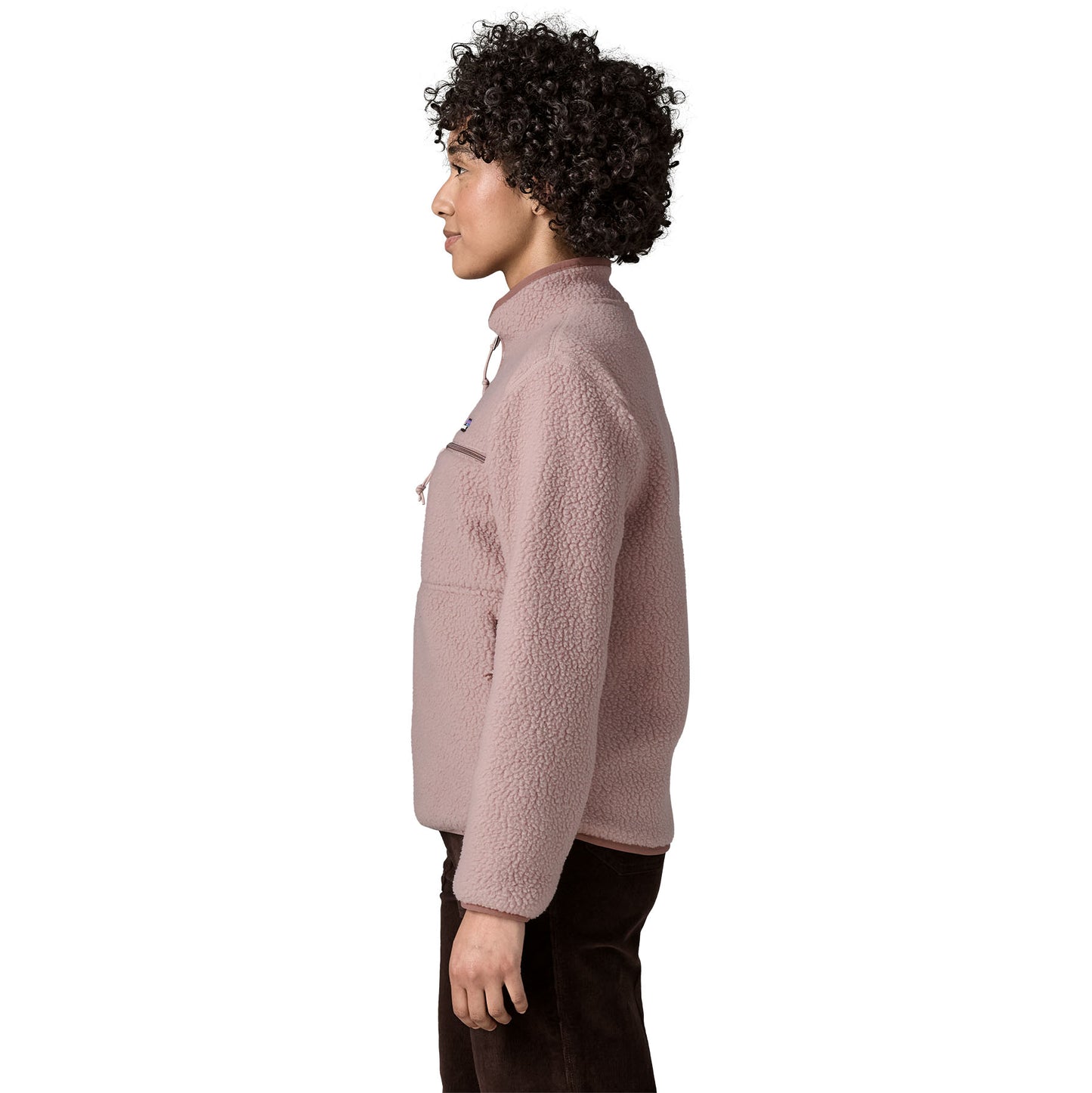 Women's Retro Pile Marsupial Fleece Pullover