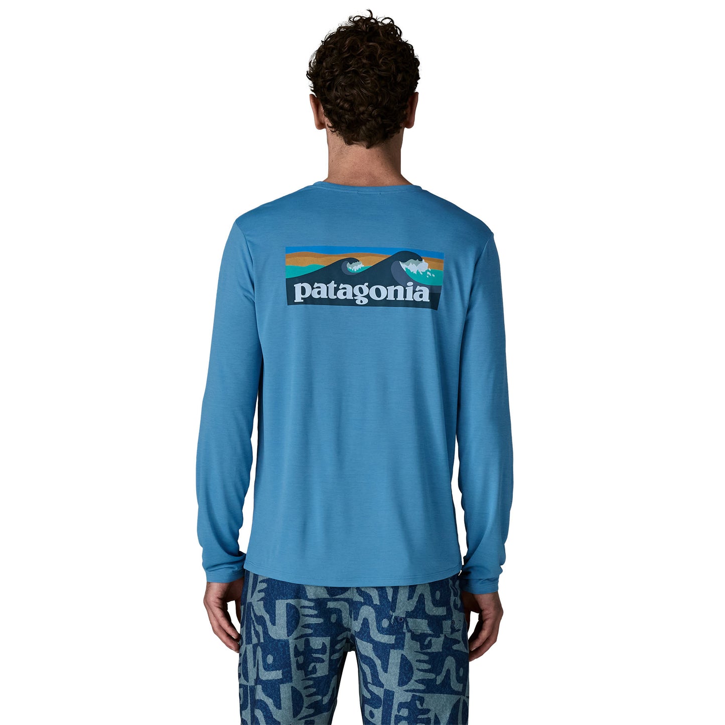 Men's Long-Sleeved Capilene® Cool Daily Shirt - Boardshort Logo