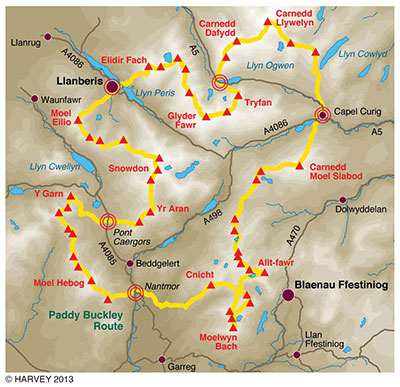 Paddy Buckley Round Map