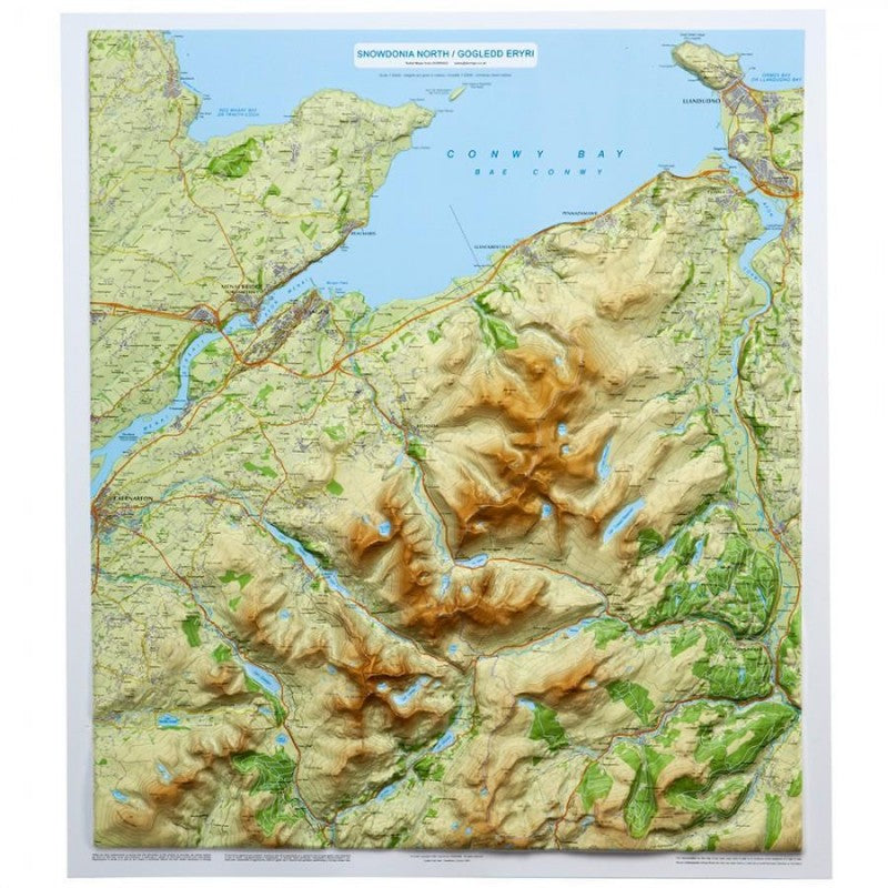 Snowdonia Relief Map