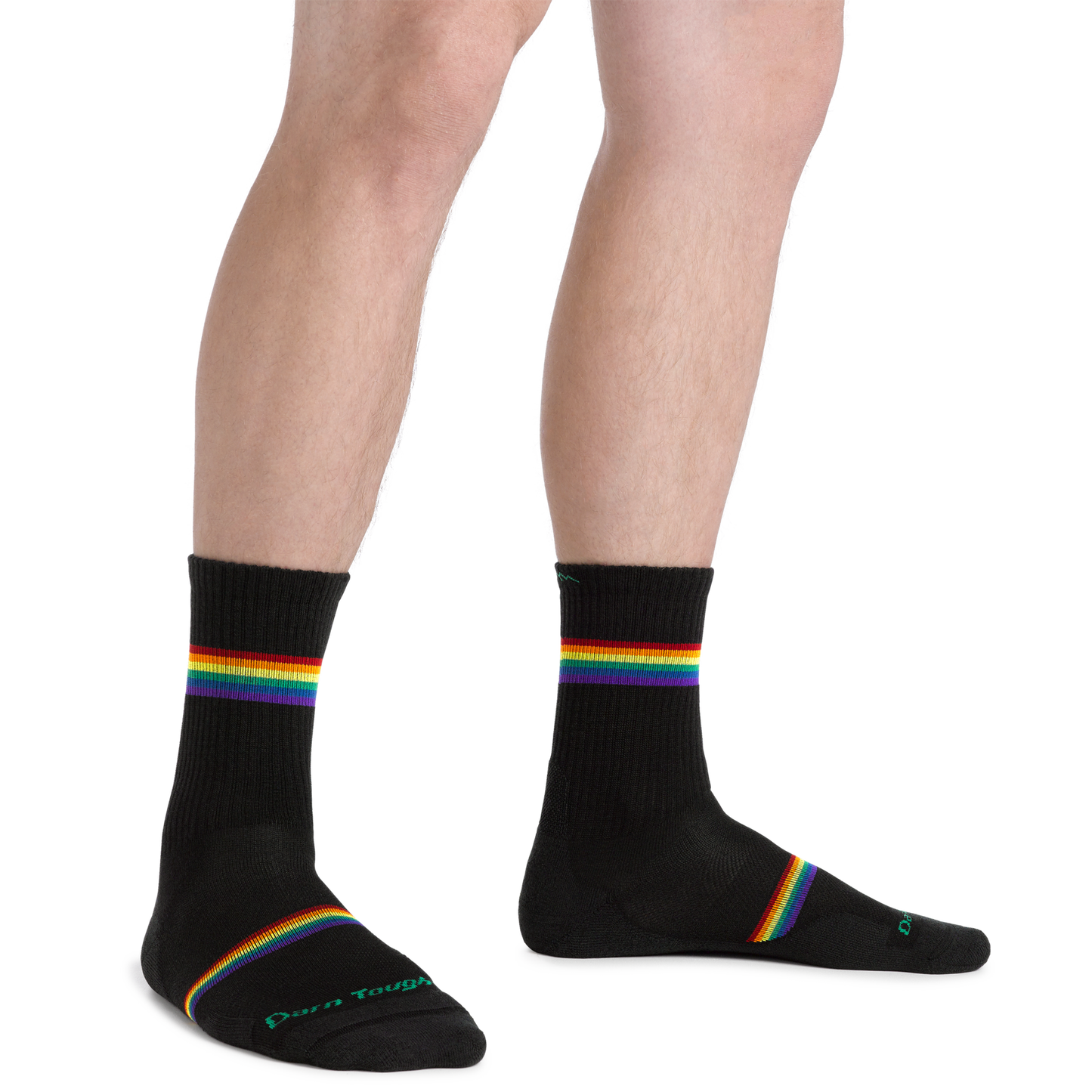 Leichte Prism Micro Crew-Laufsocken für Herren