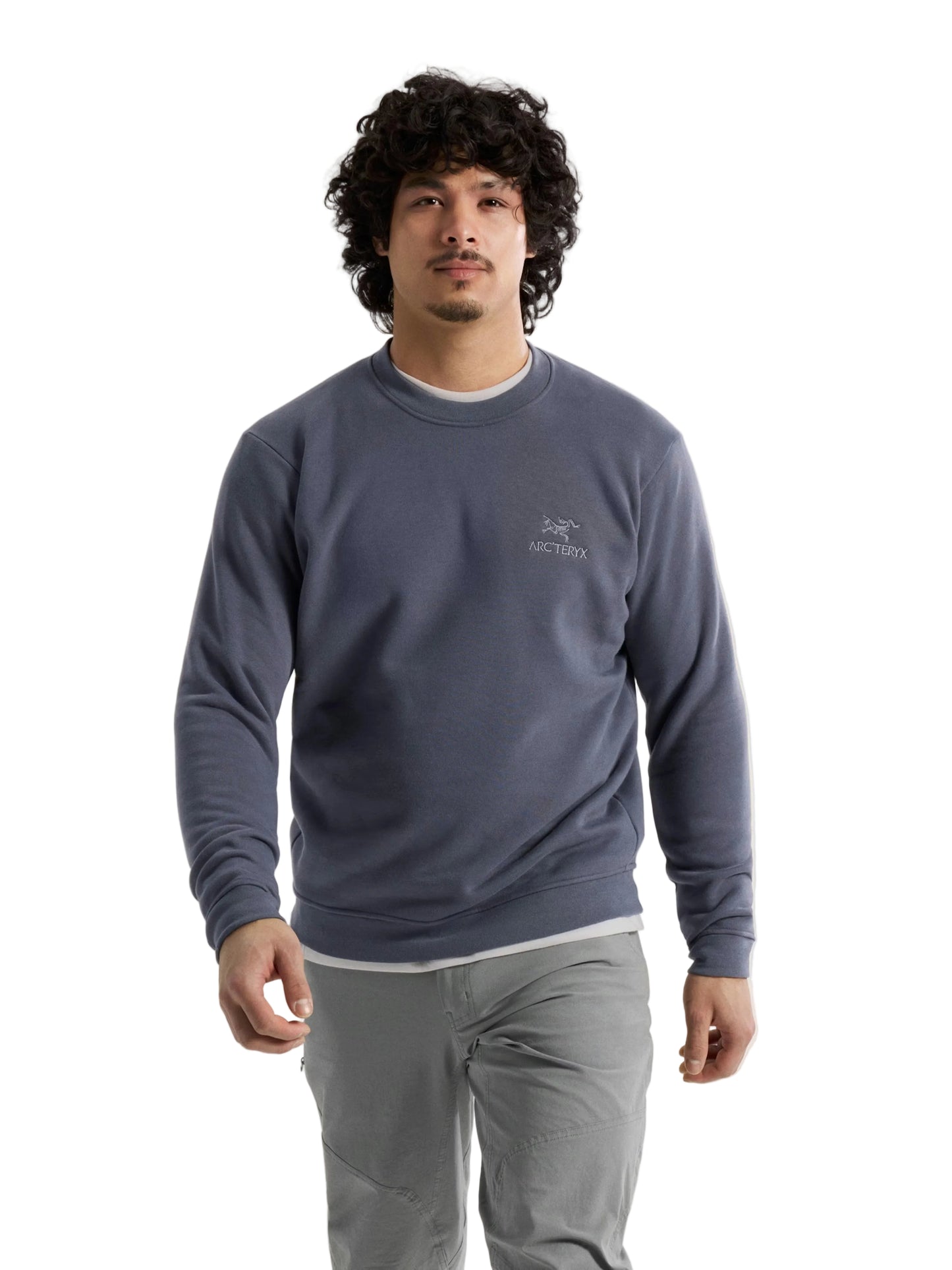 Emblem Fleece Crew Neck Pullover Men's