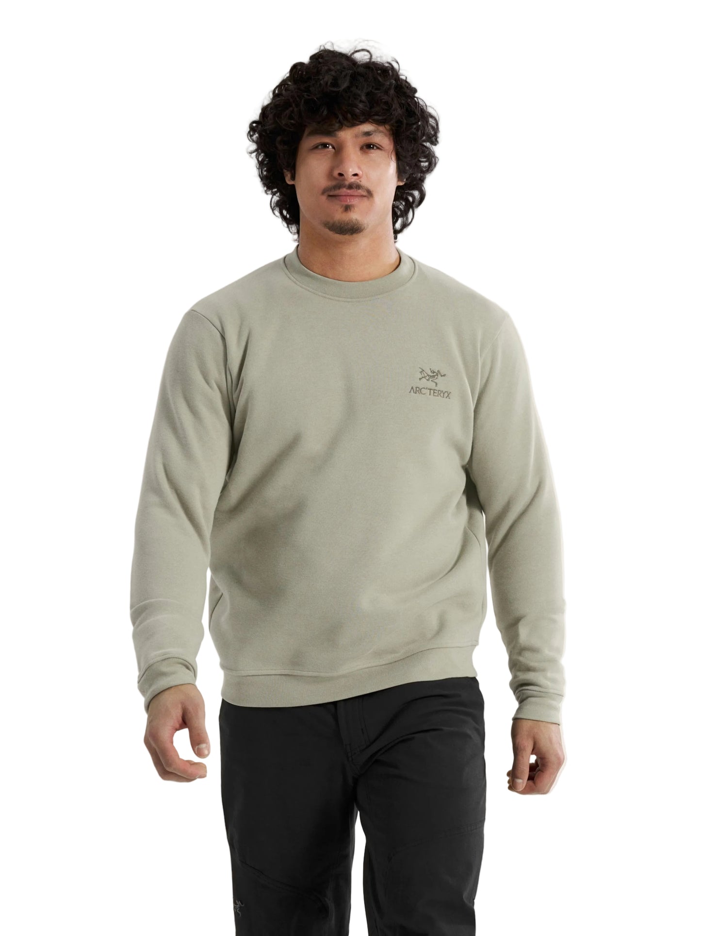 Emblem Fleece Crew Neck Pullover Men's