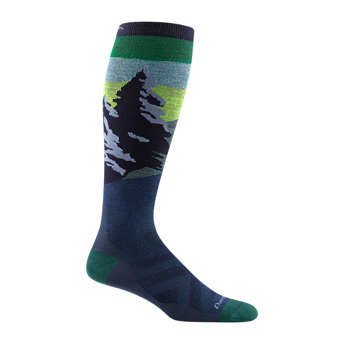 Leichte Solstice Over-the-Calf Ski- und Snowboardsocke für Herren