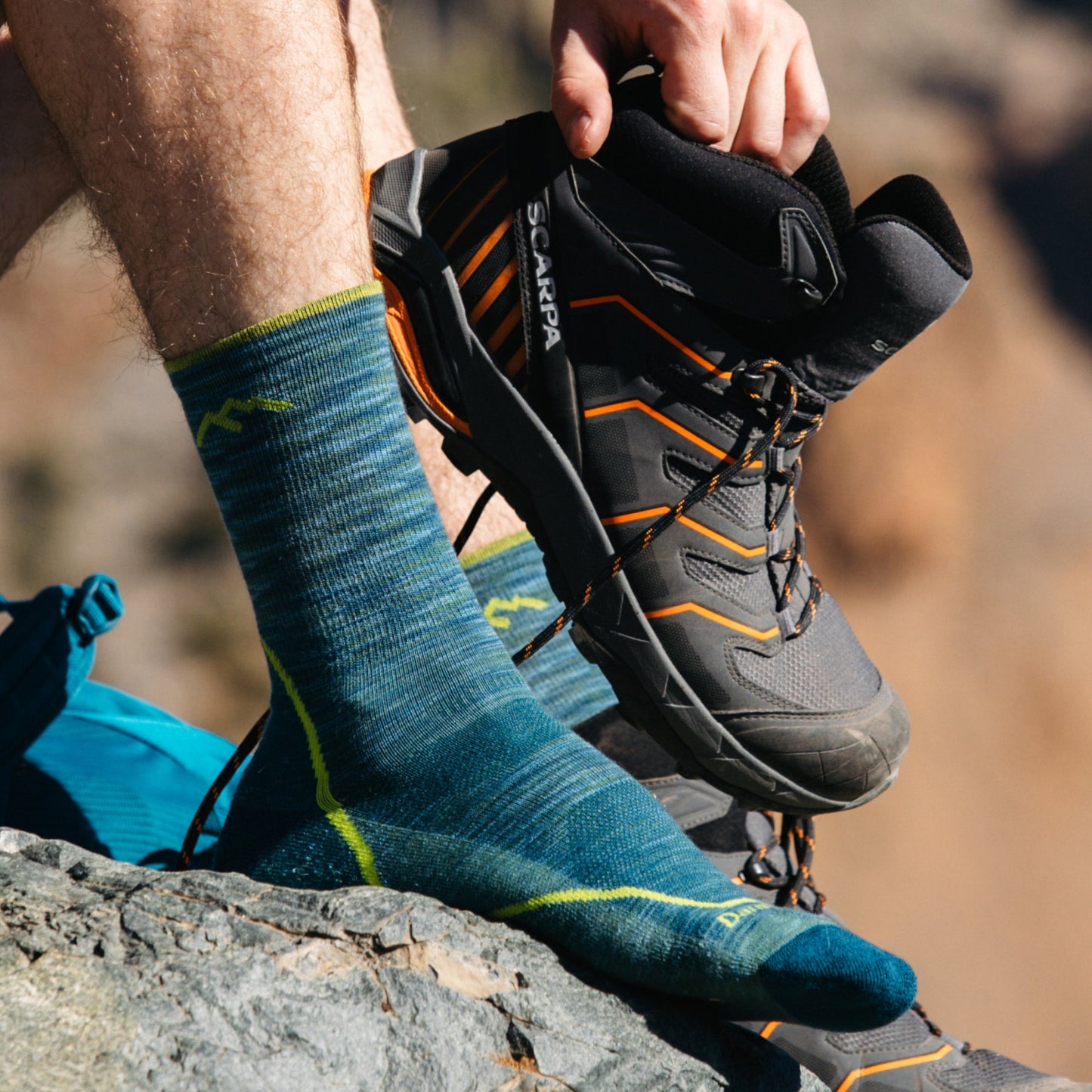 Men's Light Hiker Micro Crew Lightweight Hiking Sock